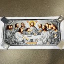 Панно Тайна вечеря срібна